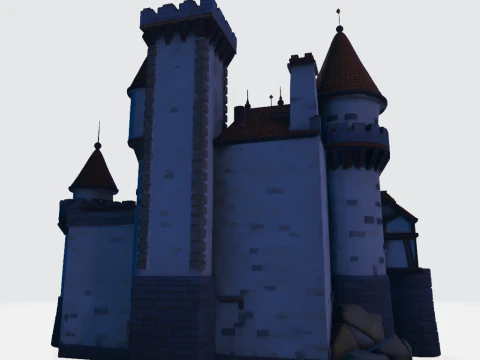 Medieval castle 3D Print Model