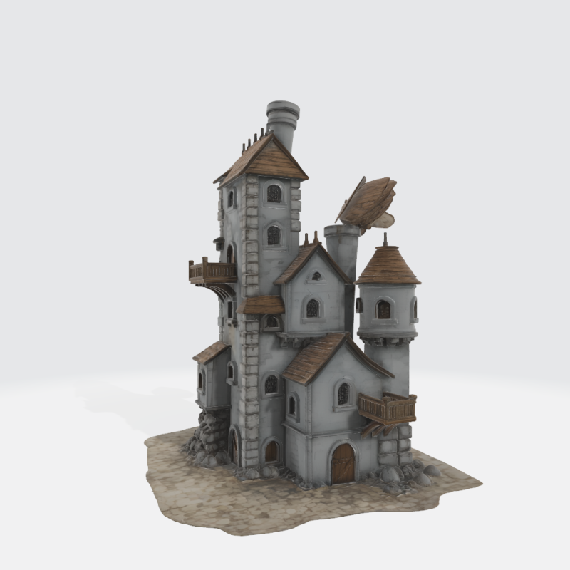 Fantastic medieval 3D Tutorials .c4d .max .obj .3ds .fbx .stl .blend 