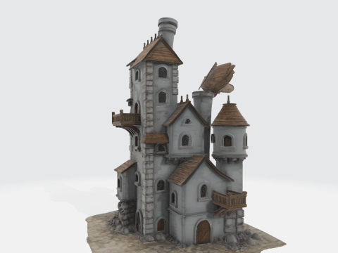 Fantastic medieval Impressão 3D