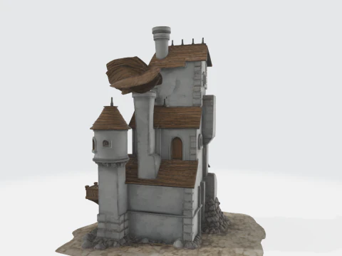 Fantastic medieval 3D Print Model