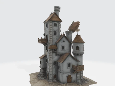 Fantastic medieval 3D Print Model