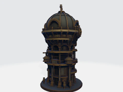 House steampunk 3D Print Model