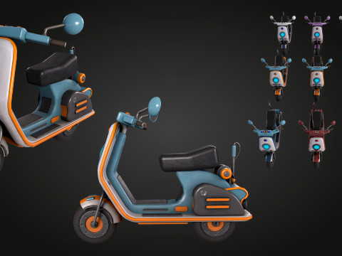 Scooter 3D Model