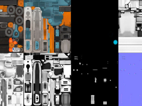 スクーター 3Dモデル