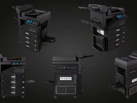 Photocopier 3D Model
