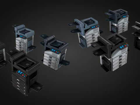 Photocopier 3D Model