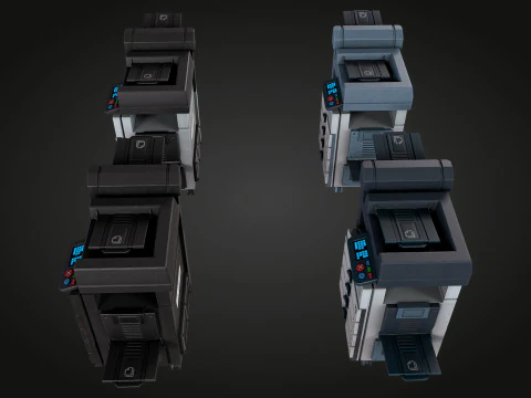 Photocopier 3D Model