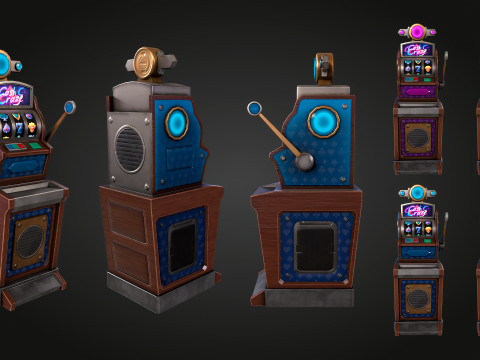 Slot Machine Modèle 3D