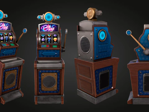 Slot Machine 3D Model
