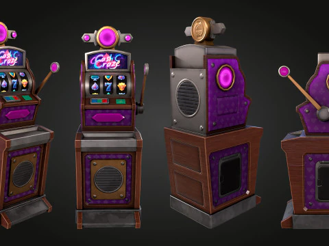 Slot Machine 3D Model