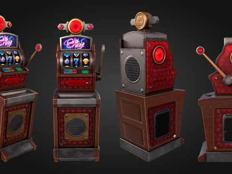 Slot Machine 3D Model