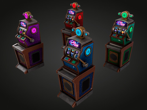 Slot Machine Modèle 3D