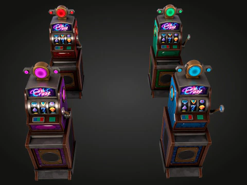 Slot Machine 3D Model