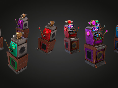Slot Machine Modèle 3D