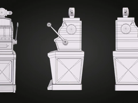 Slot Machine 3D Model