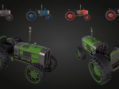 Tractor 3D मॉडल