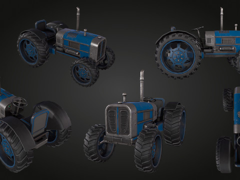 Tractor 3D मॉडल