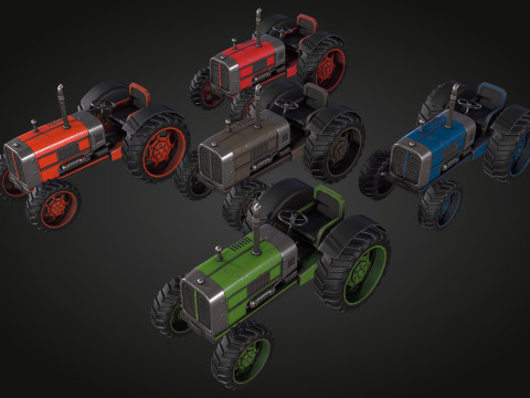 Tractor 3D मॉडल
