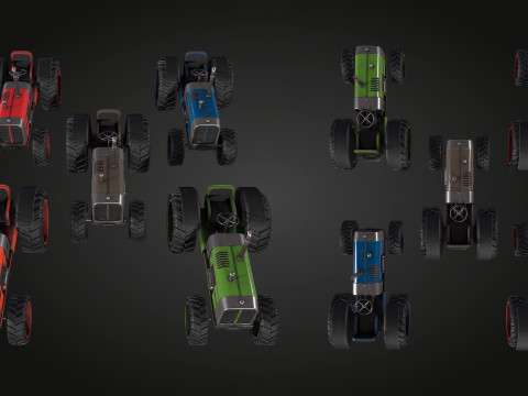 Tractor 3D मॉडल