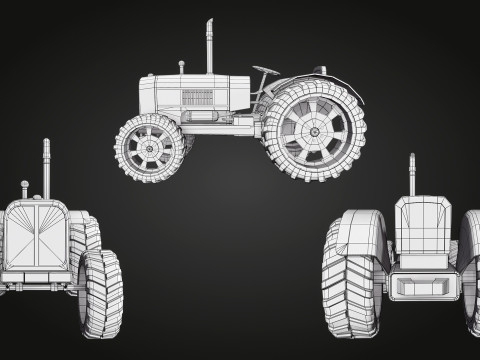 Tractor 3D मॉडल