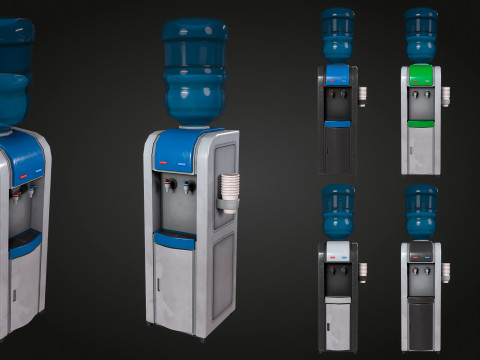 Water Cooler Modello 3D