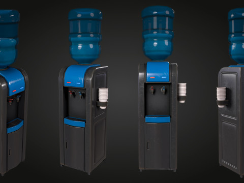 Water Cooler Modello 3D
