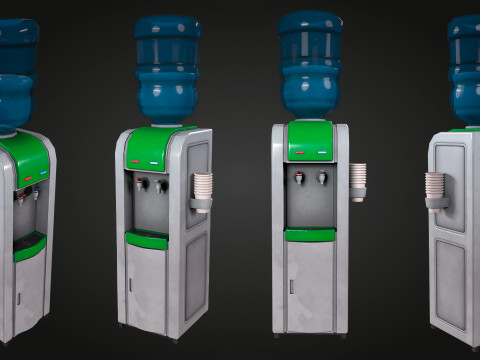 Water Cooler Modello 3D