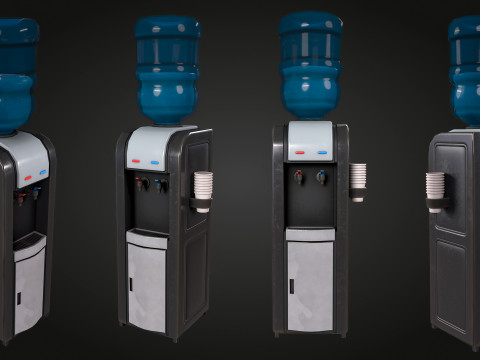 Water Cooler Modello 3D