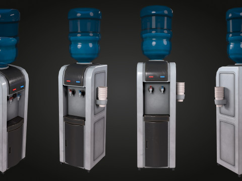 Water Cooler Modello 3D