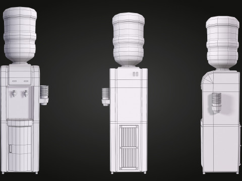Water Cooler Modello 3D