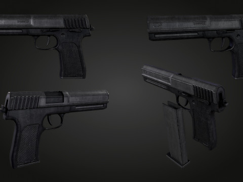 Pistol Set 3Dモデル
