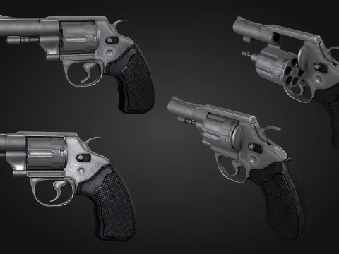 Insieme della pistola Modello 3D