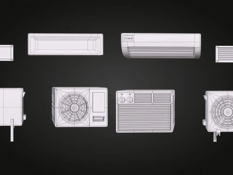 Air Conditioning 3D Model