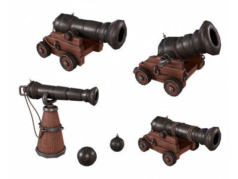 Cannon Modello 3D
