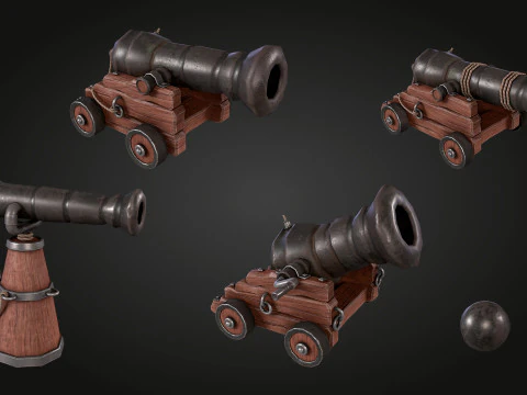 Cannon 3D Model