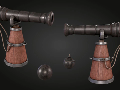 Cannon 3D Model