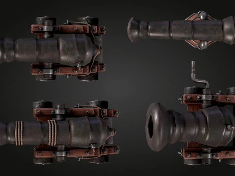 Cannon 3D Model