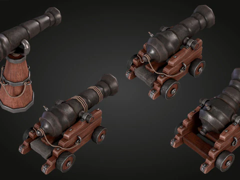 Cannon 3D Model