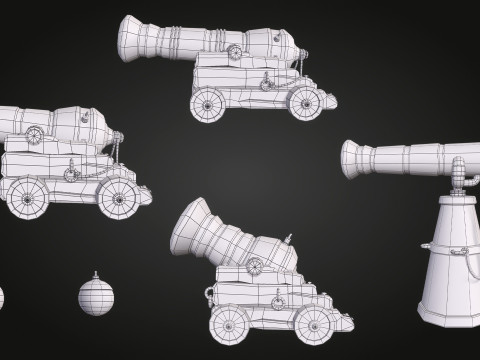 Cannon Modello 3D