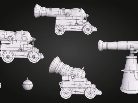 Cannon 3D Model