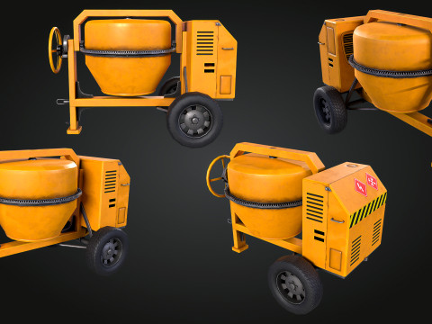 Concrete Mixer 3D Модель