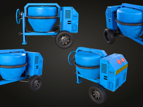 Concrete Mixer 3D Модель