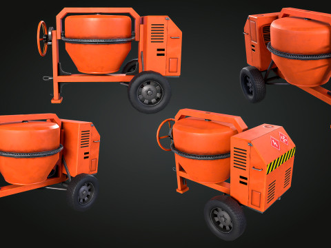 Concrete Mixer 3D Модель
