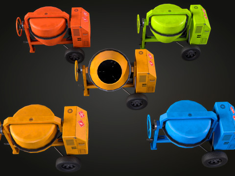 Concrete Mixer 3D Модель