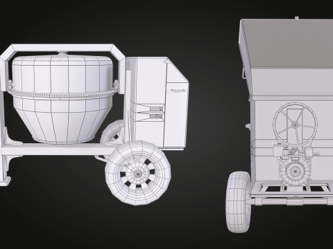 Concrete Mixer 3D Модель