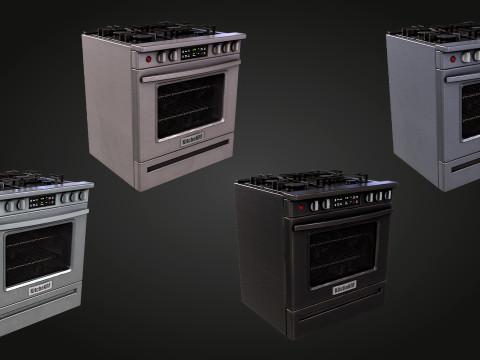 レンジ 3Dモデル