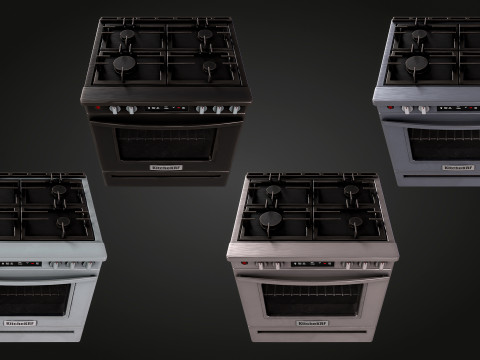 レンジ 3Dモデル