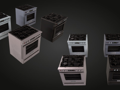 レンジ 3Dモデル