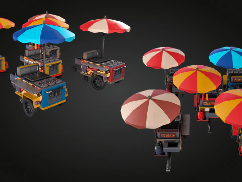 Hotdog Car 3D Model