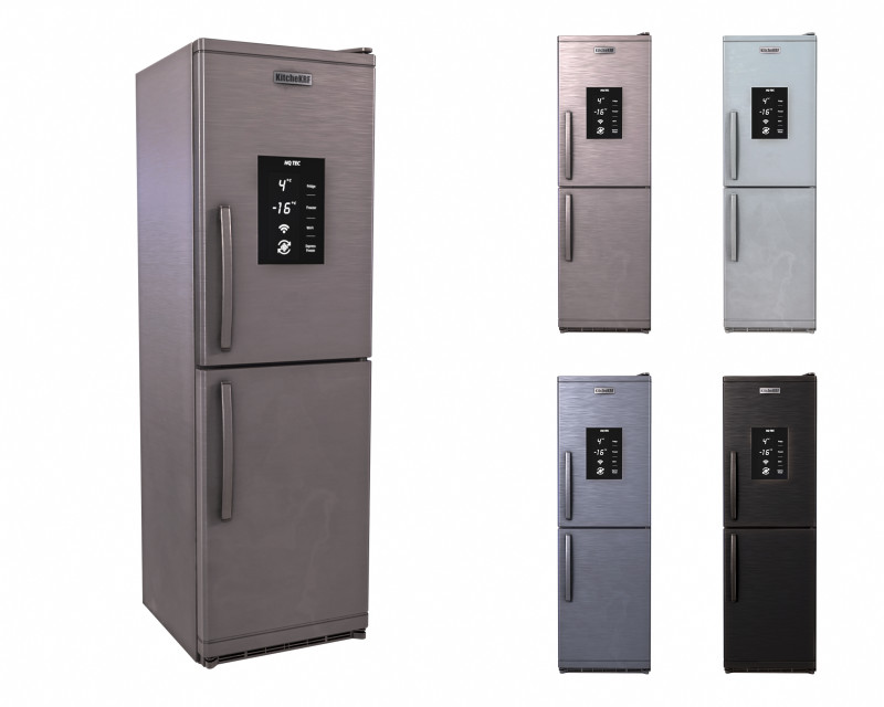 Fridge 3D Model .c4d .max .obj .3ds .fbx .stl .blend